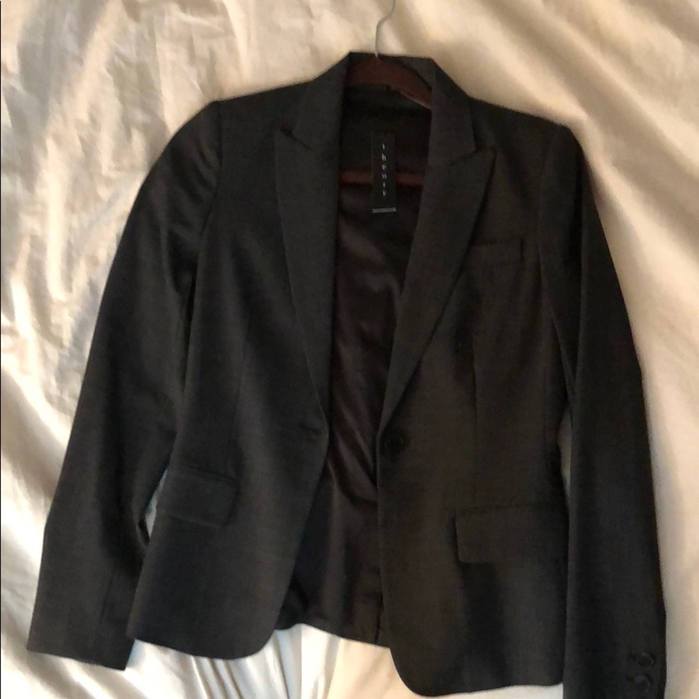 Grey Theory Blazer Size 4